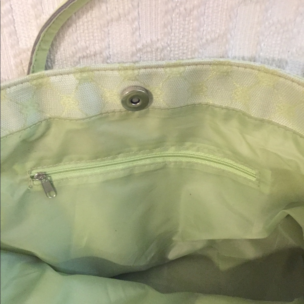 ‼️ ULTA, NWT! Lime Green Handbag/Tote. FUN!!! - Picture 4 of 9